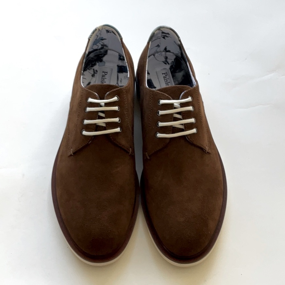 Paisley & Gray Brown Leather Oxfords size 9